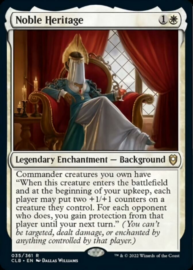 Noble Heritage [Commander Legends: Battle for Baldur's Gate] [Foil]