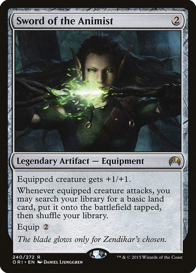 Sword of the Animist [Magic Origins] [Foil]