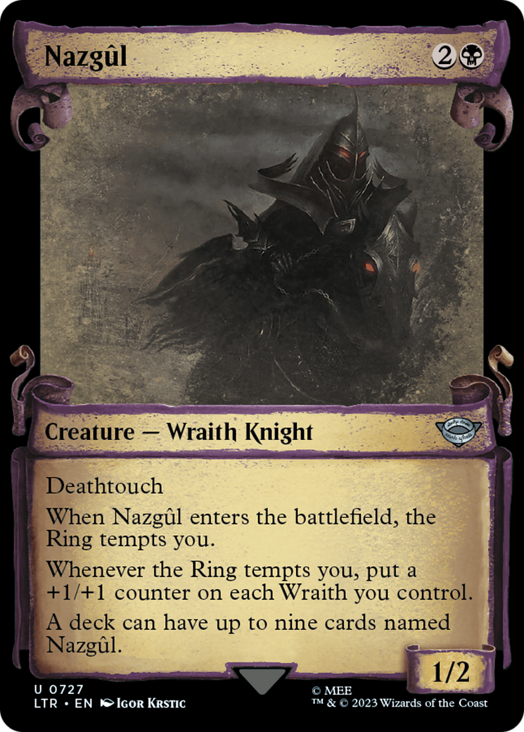Nazgul (0727) [The Lord of the Rings: Tales of Middle-Earth Showcase Scrolls] [Foil]