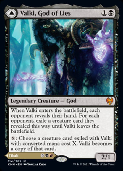 Valki, God of Lies // Tibalt, Cosmic Impostor [Kaldheim] [Foil]