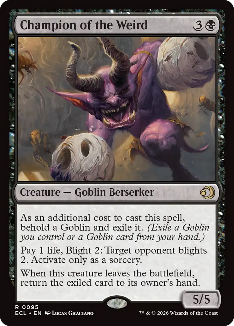 Champion of the Weird [Lorwyn Eclipsed] [Foil]