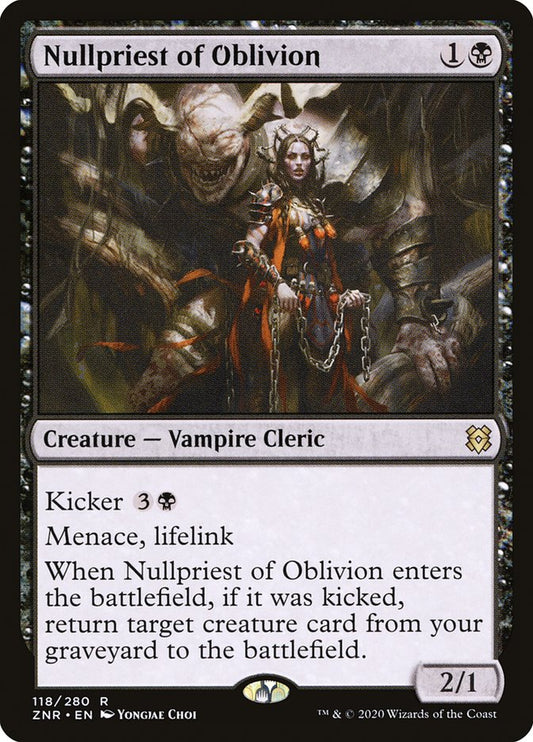 Nullpriest of Oblivion [Zendikar Rising] [Foil]
