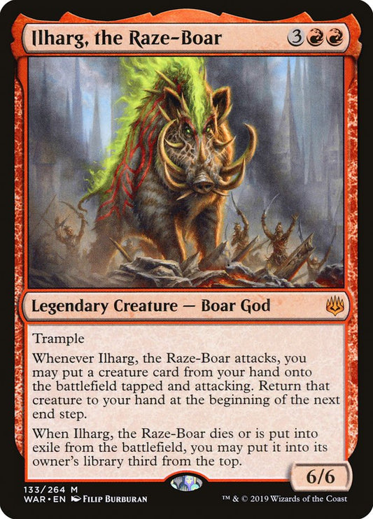 Ilharg, the Raze-Boar [War of the Spark] [Foil]