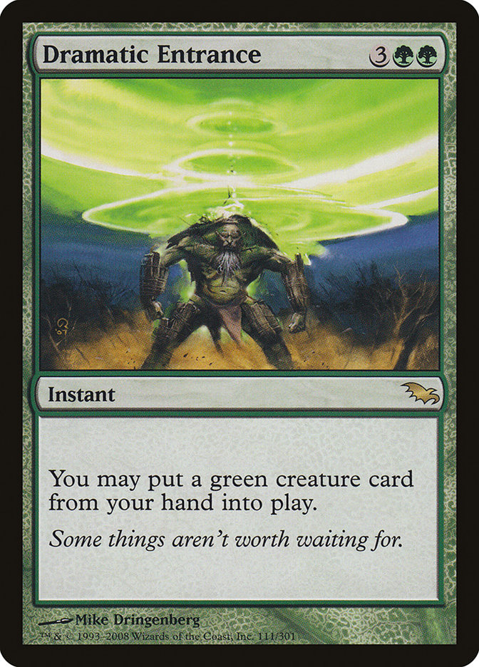Dramatic Entrance [Shadowmoor] [Foil]