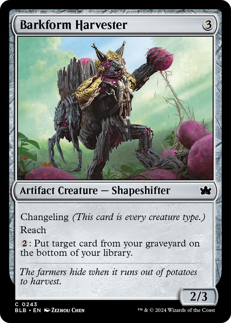 Barkform Harvester [Bloomburrow] [Foil]