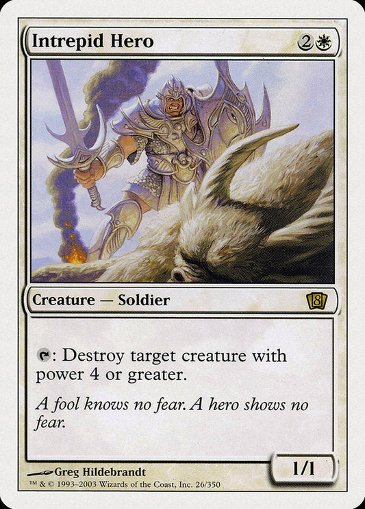 Intrepid Hero [Eighth Edition] [Foil]