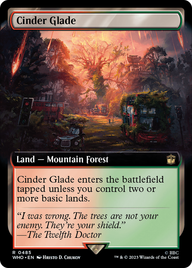 Cinder Glade (Extended Art) [Doctor Who] [Foil]