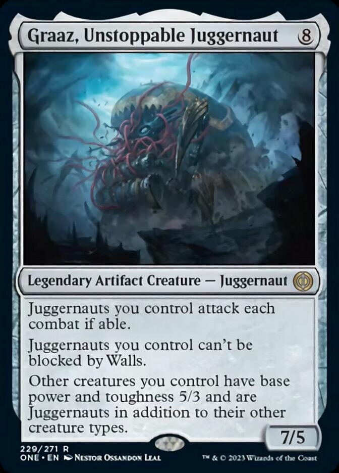 Graaz, Unstoppable Juggernaut [Phyrexia: All Will Be One] [Foil]