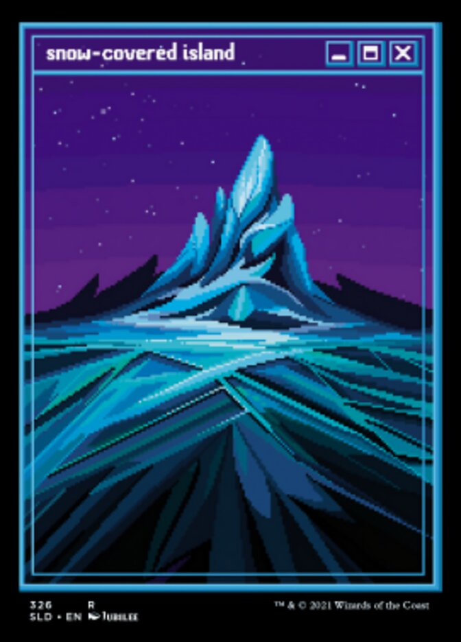Snow-Covered Island (326) [Secret Lair Drop Series] [Foil]