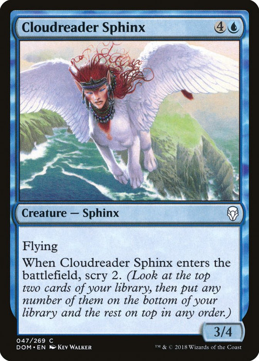 Cloudreader Sphinx [Dominaria] [Foil]