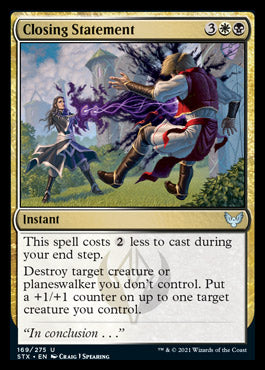 Closing Statement [Strixhaven: School of Mages] [Foil]