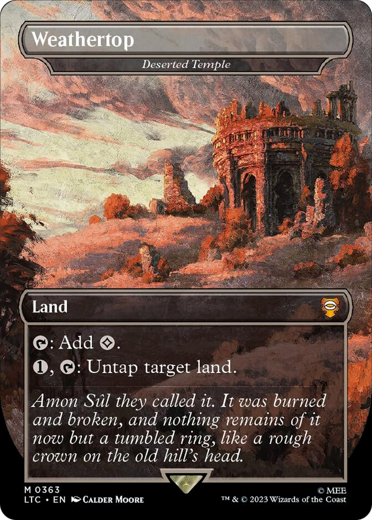 Weathertop - Deserted Temple [The Lord of the Rings: Tales of Middle-Earth Commander] [Foil]