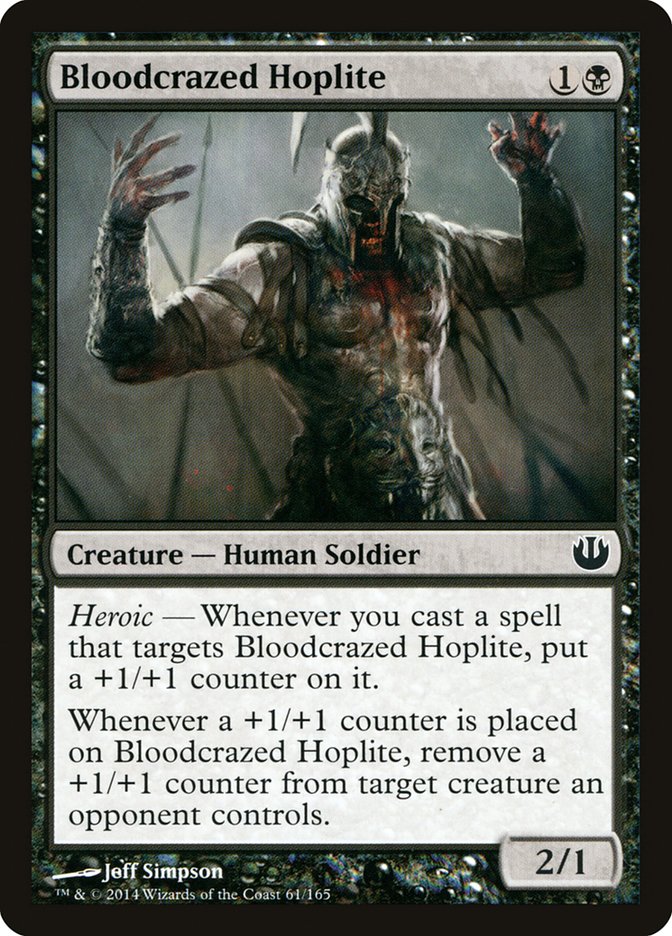 Bloodcrazed Hoplite [Journey into Nyx] [Foil]