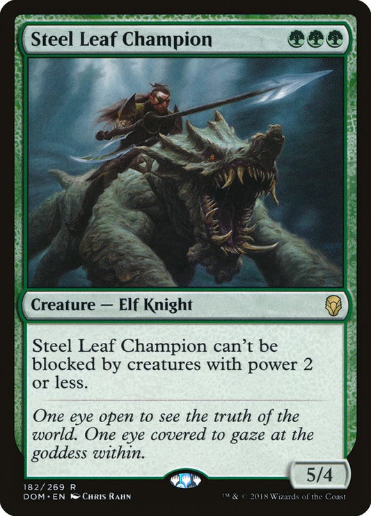 Steel Leaf Champion [Dominaria] [Foil]