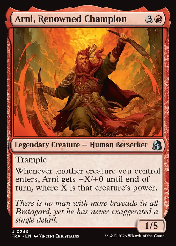 Arni, Renowned Champion [Reality Fracture]