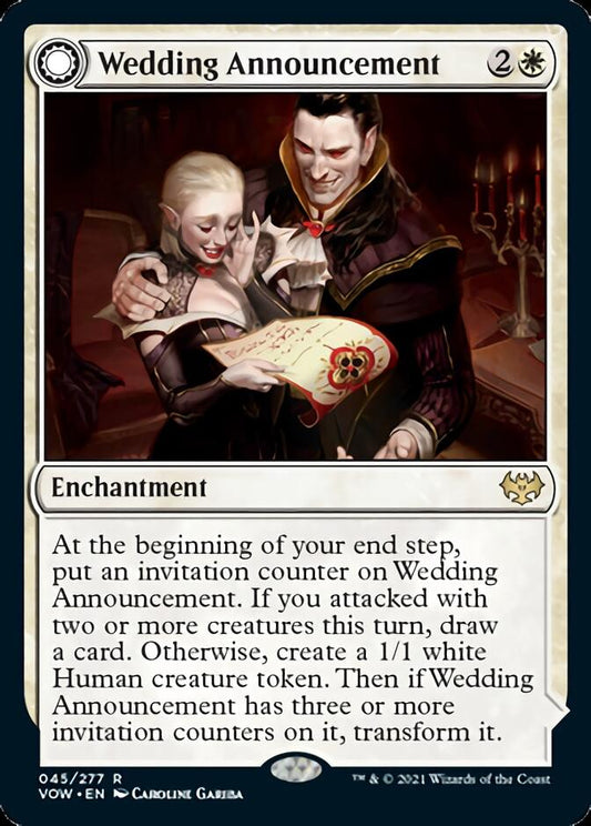 Wedding Announcement // Wedding Festivity [Innistrad: Crimson Vow] [Foil]