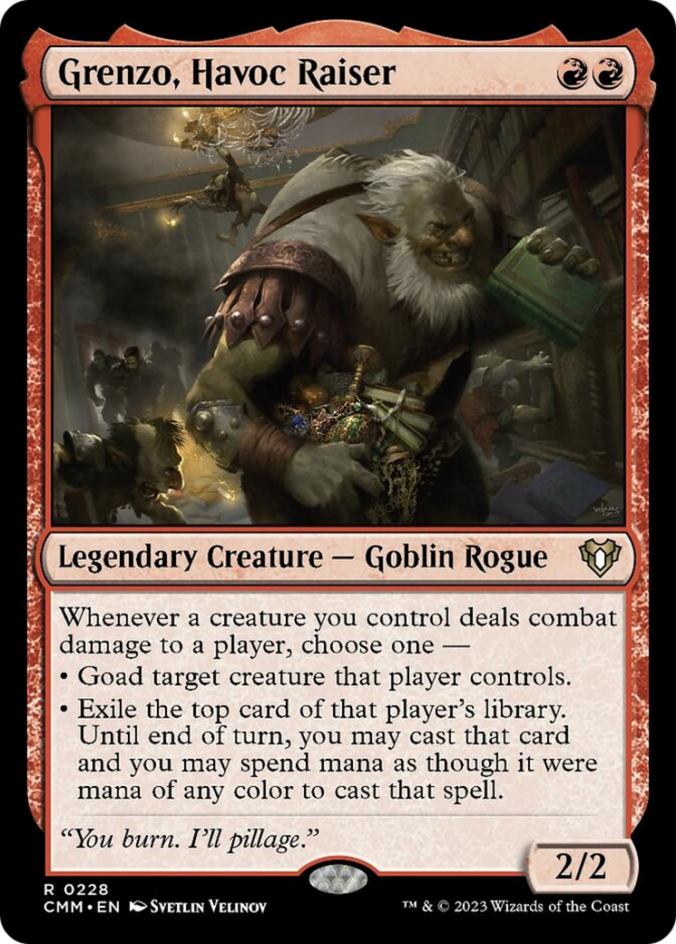 Grenzo, Havoc Raiser [Commander Masters] [Foil]