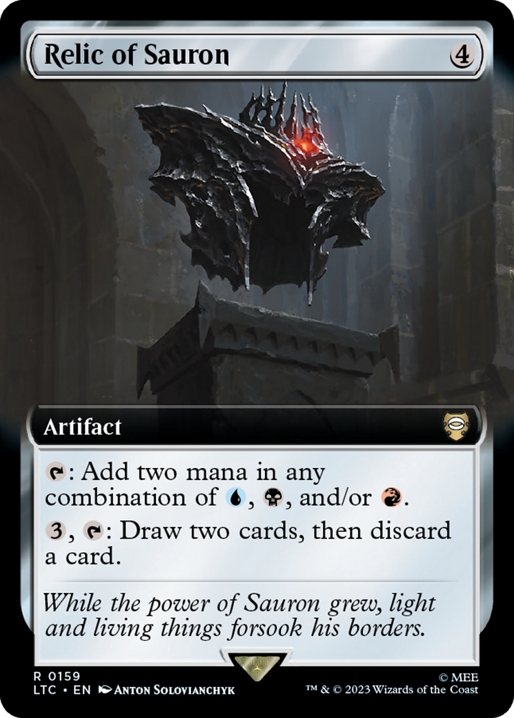 Relic of Sauron (Extended Art) [The Lord of the Rings: Tales of Middle-Earth Commander] [Foil]