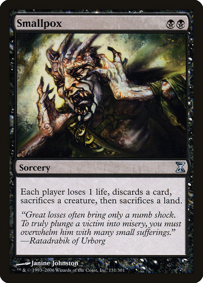 Smallpox [Time Spiral] [Foil]
