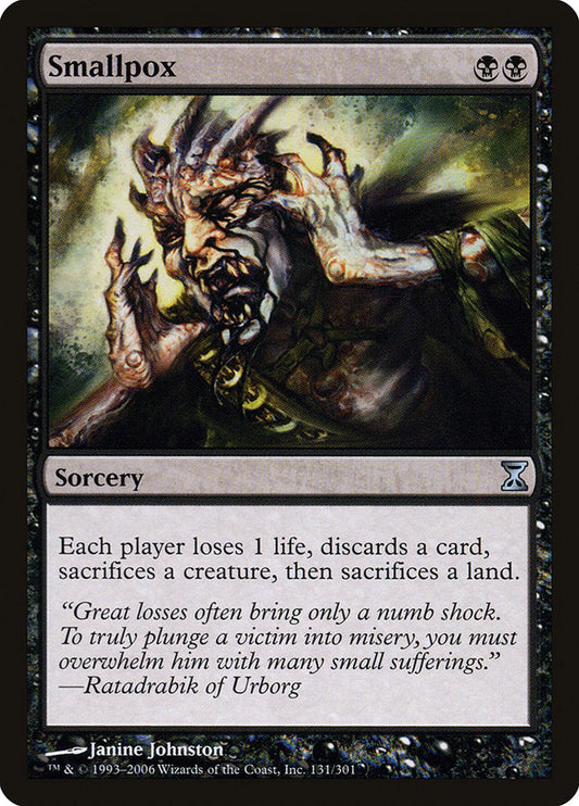 Smallpox [Time Spiral] [Foil]