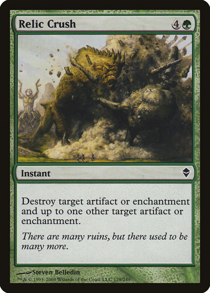 Relic Crush [Zendikar] [Foil]