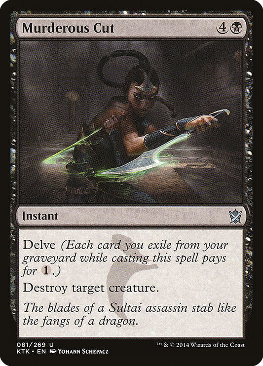 Murderous Cut [Khans of Tarkir] [Foil]