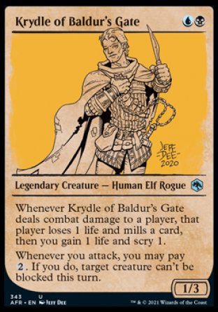 Krydle of Baldur's Gate (Showcase) [Dungeons & Dragons: Adventures in the Forgotten Realms] [Foil]