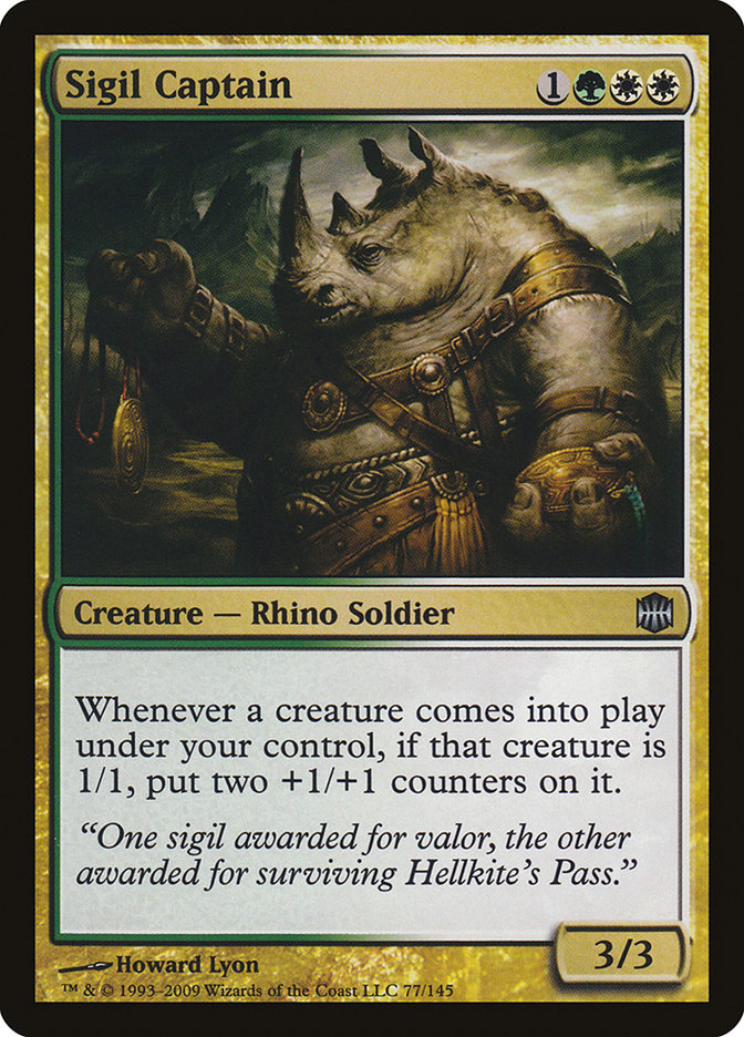 Sigil Captain [Alara Reborn] [Foil]