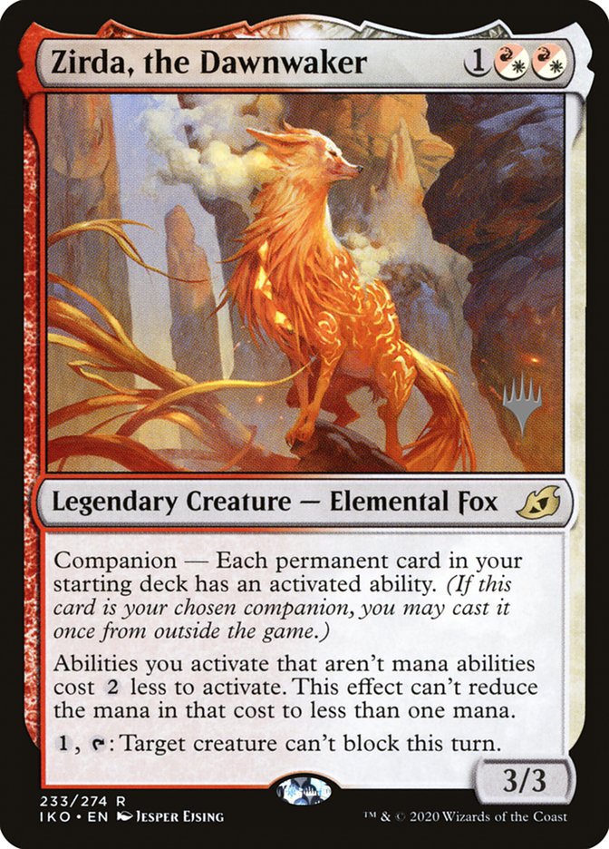 Zirda, the Dawnwaker (Promo Pack) [Ikoria: Lair of Behemoths Promos] [Foil]