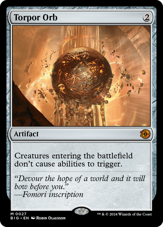 Torpor Orb [Outlaws of Thunder Junction: The Big Score] [Foil]