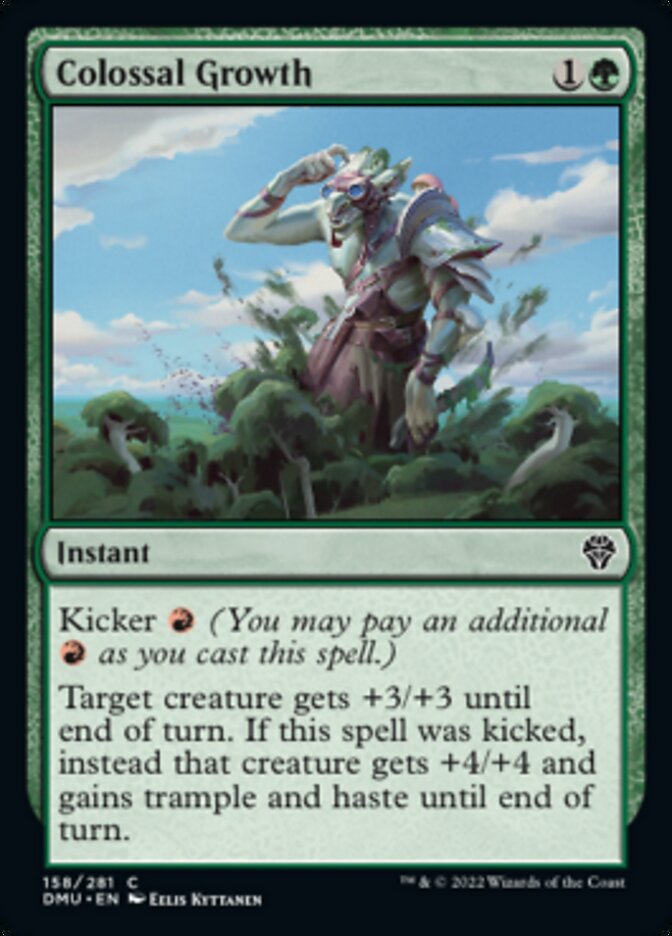 Colossal Growth [Dominaria United] [Foil]