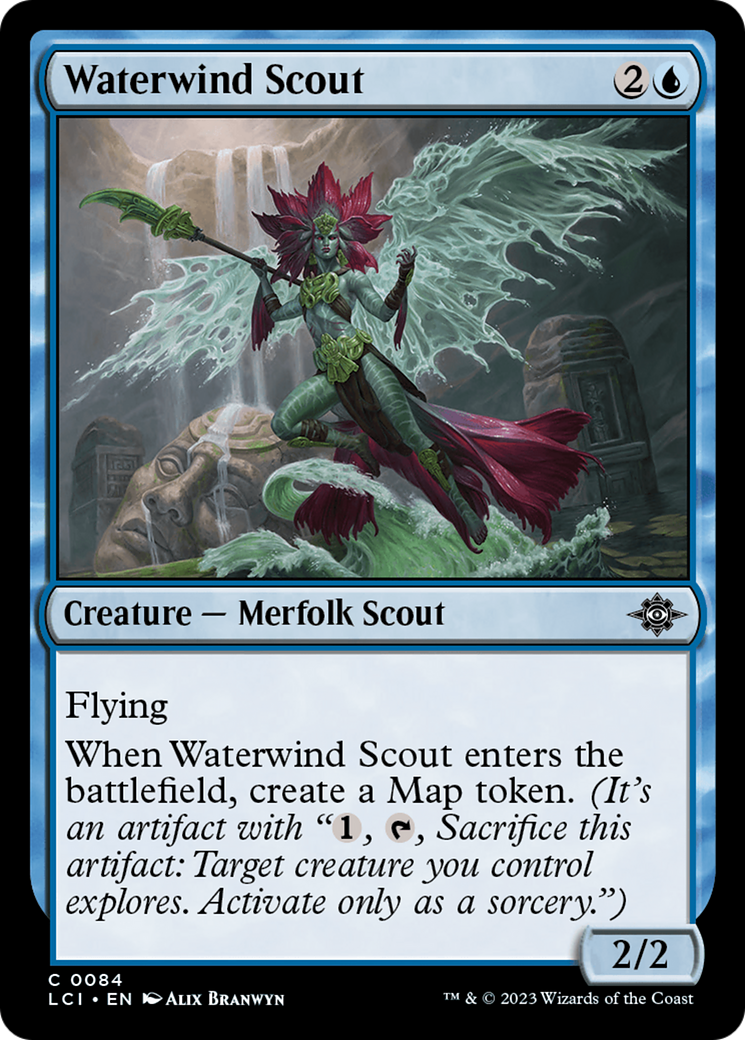 Waterwind Scout [The Lost Caverns of Ixalan] [Foil]