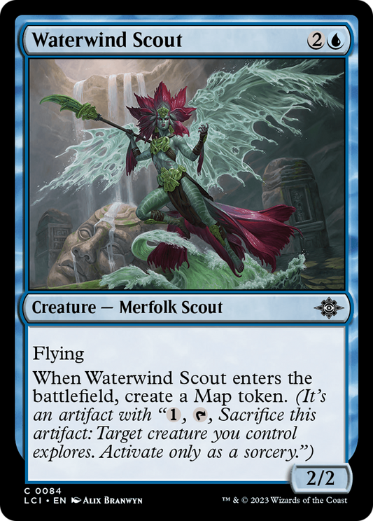 Waterwind Scout [The Lost Caverns of Ixalan] [Foil]