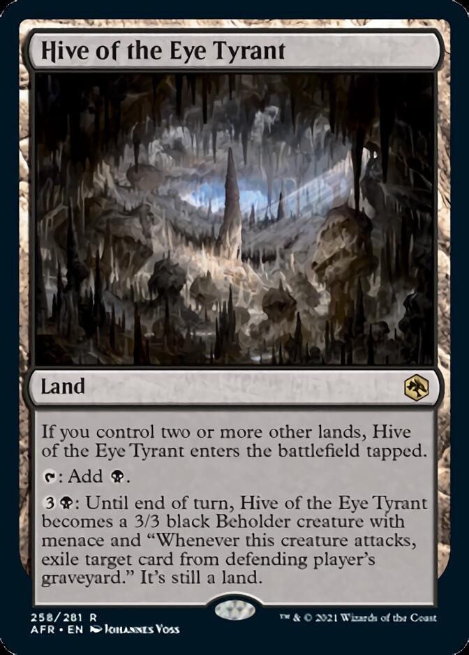 Hive of the Eye Tyrant [Dungeons & Dragons: Adventures in the Forgotten Realms] [Foil]
