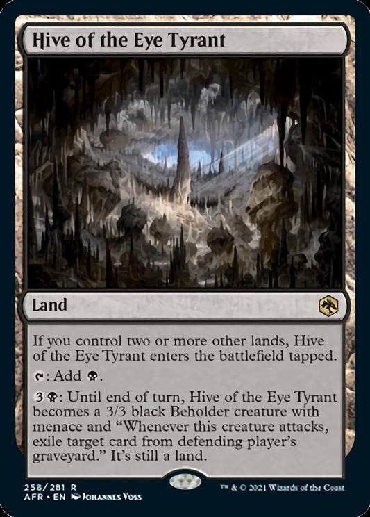Hive of the Eye Tyrant [Dungeons & Dragons: Adventures in the Forgotten Realms] [Foil]