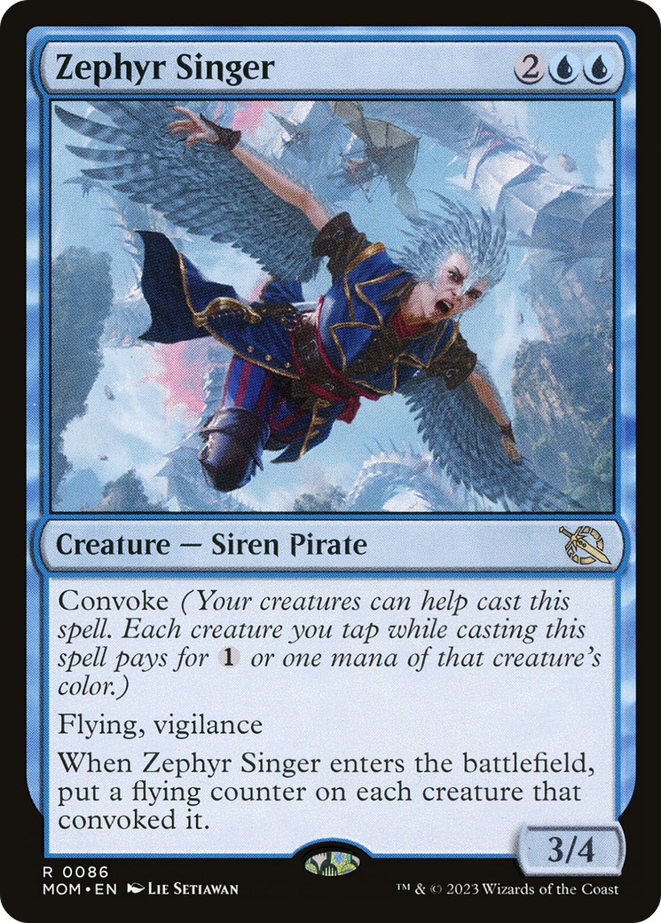 Zephyr Singer [March of the Machine] [Foil]