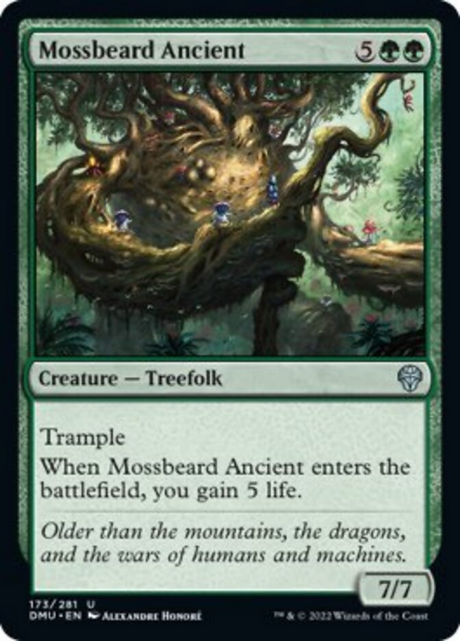 Mossbeard Ancient [Dominaria United] [Foil]