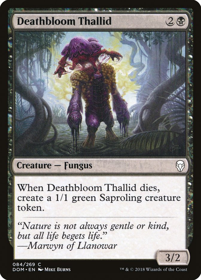 Deathbloom Thallid [Dominaria] [Foil]