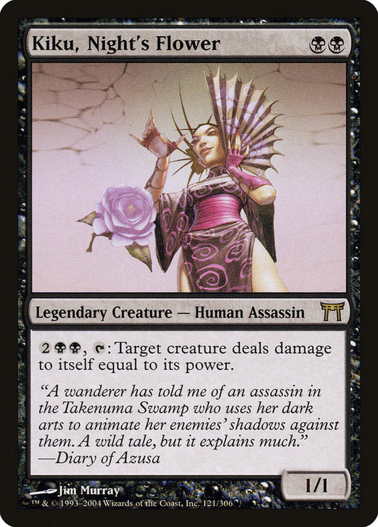 Kiku, Night's Flower [Champions of Kamigawa] [Foil]