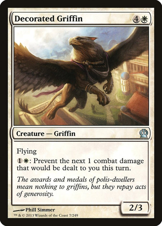 Decorated Griffin [Theros] [Foil]