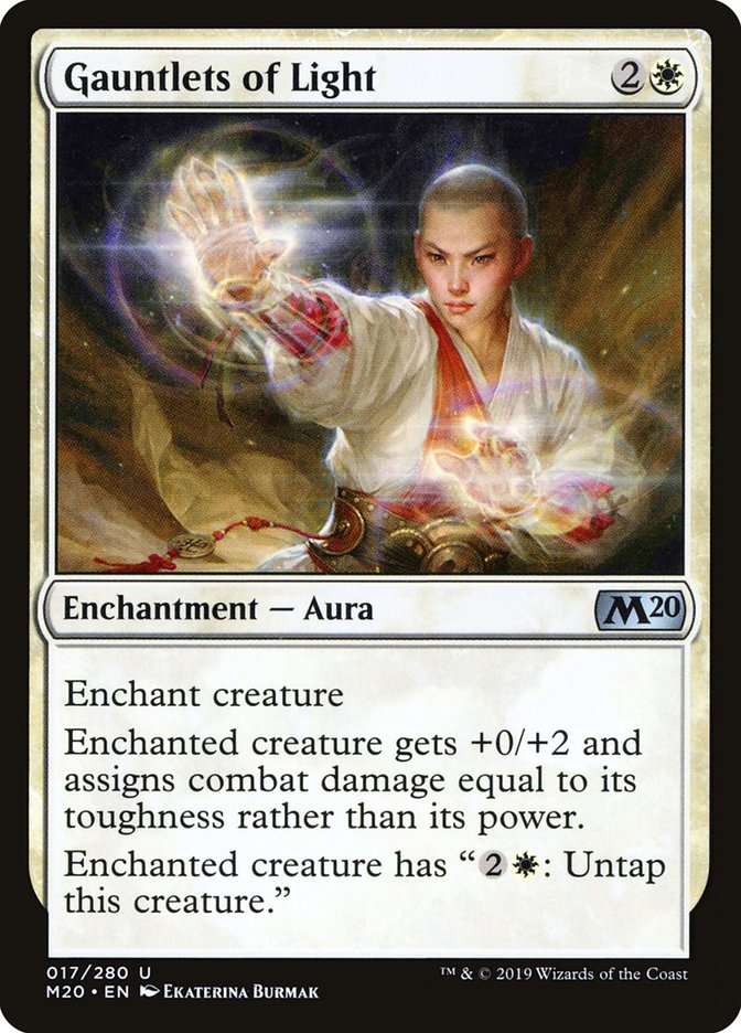 Gauntlets of Light [Core Set 2020] [Foil]