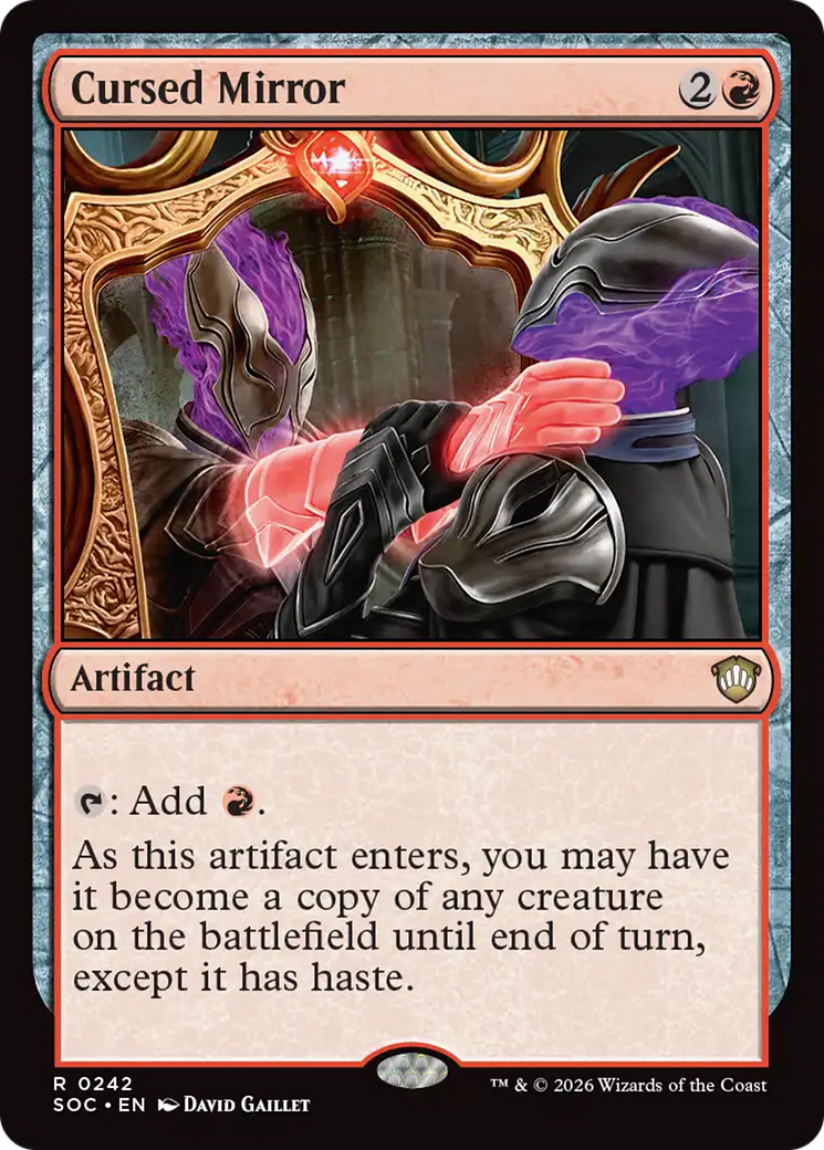 Cursed Mirror [Secrets of Strixhaven Commander] [Foil]