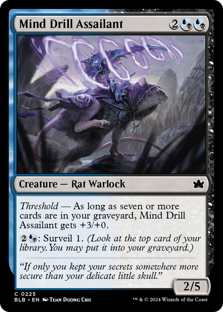 Mind Drill Assailant [Bloomburrow] [Foil]