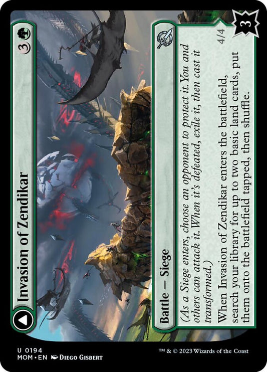 Invasion of Zendikar // Awakened Skyclave [March of the Machine] [Foil]