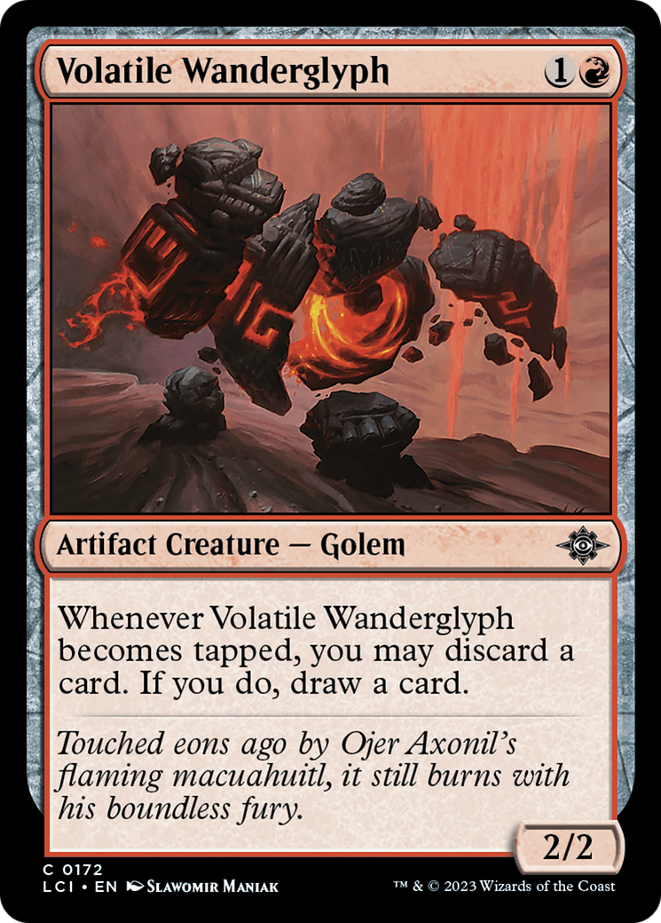 Volatile Wanderglyph [The Lost Caverns of Ixalan] [Foil]