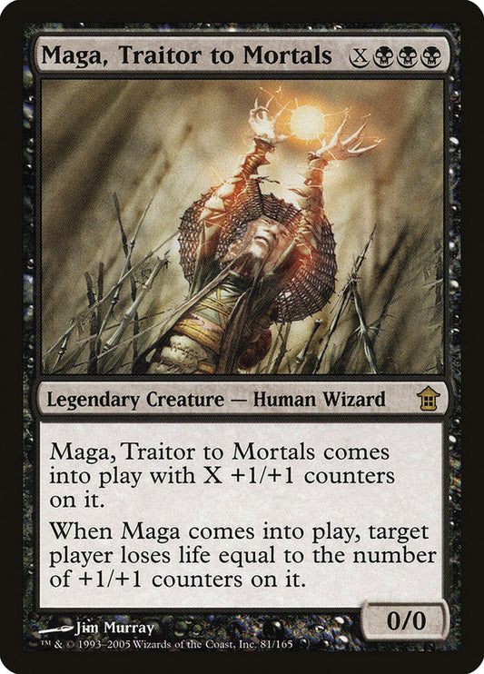 Maga, Traitor to Mortals [Saviors of Kamigawa] [Foil]