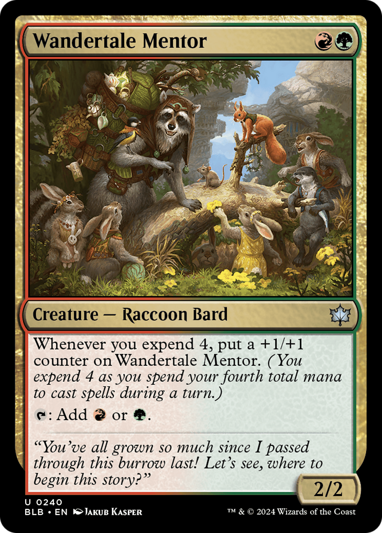 Wandertale Mentor [Bloomburrow] [Foil]