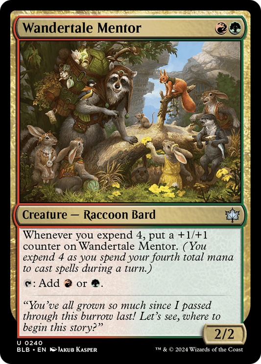 Wandertale Mentor [Bloomburrow] [Foil]