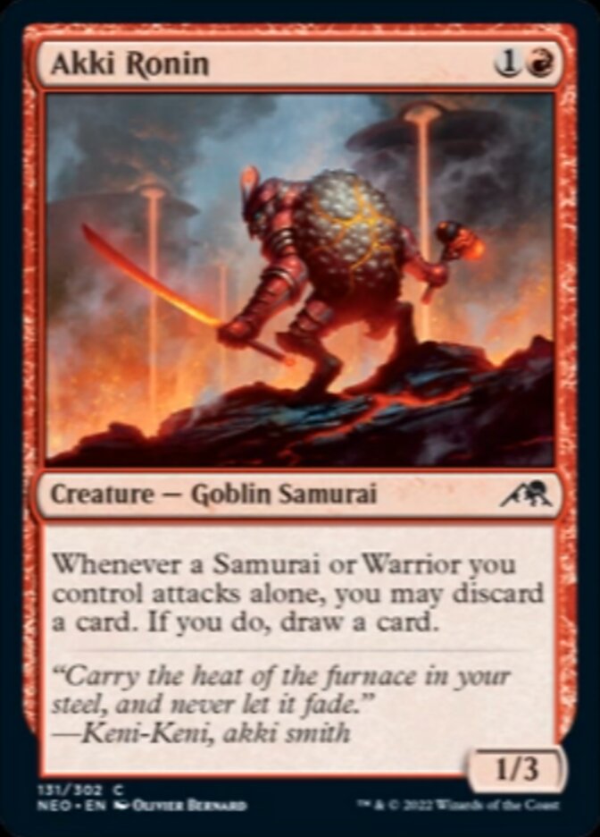 Akki Ronin [Kamigawa: Neon Dynasty] [Foil]