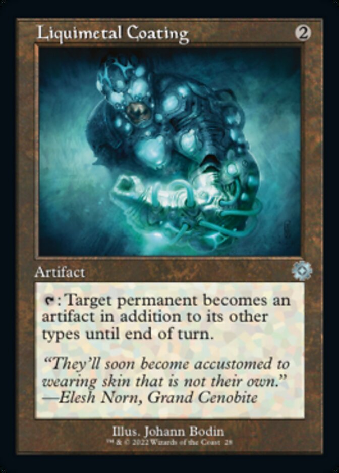 Liquimetal Coating (Retro) [The Brothers' War Retro Artifacts] [Foil]